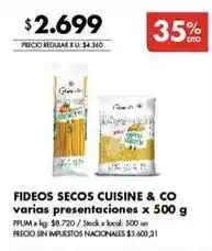 Disco Fideos secos oferta