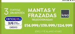 Jumbo Krea - mantas y frazafas seleccionadas oferta