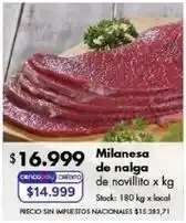 Disco Milanesa de nalga de novillito oferta