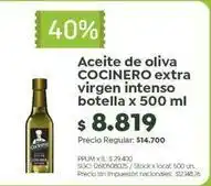 Cocinero - aceite de oliva extra virgen intenso botella