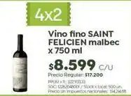 Jumbo Saint felicien - vino fino malbec oferta