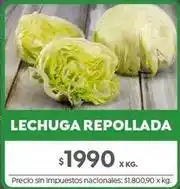 Jumbo Lechuga repollada oferta