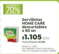 Jumbo Servilletas descartables oferta