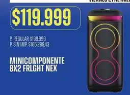 Supermercados Vea Nex - minicomponente 8x2 frlght nex oferta