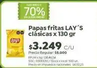 Jumbo Lay's - papas fritas clásicas oferta