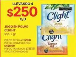 Supermercados Vea Clight - jugo en polvo oferta