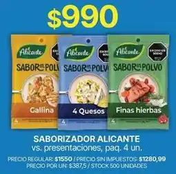 Supermercados Vea Alicante - saborizador oferta