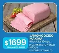 Supermercados Vea Jamón cocido oferta