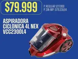 Supermercados Vea Nex - aspiradora ciclonica 4l nex vcc2300l4 oferta