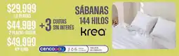 Supermercados Vea Krea - sábanas 144 hilos oferta