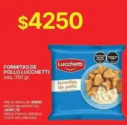 Supermercados Vea Lucchetti - formitas de pollo oferta