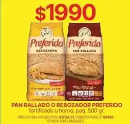 Supermercados Vea Preferido - pan rallado o rebozador oferta