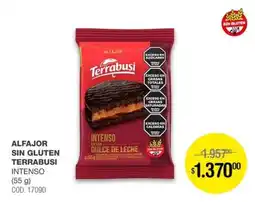 Atomo Conviene Terrabusi alfajor sin gluten intenso oferta