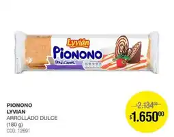 Atomo Conviene Lyvian pionono tradicional oferta