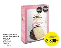 Atomo Conviene Aguila bizcochuelo vainilla oferta