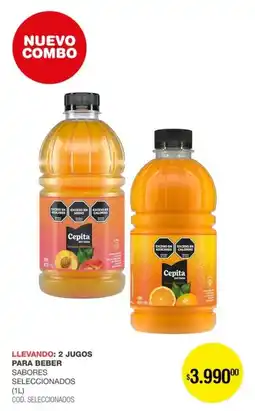 Atomo Conviene Cepita jugos para beber oferta