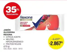 Atomo Conviene Rexona jabón glicerina oferta