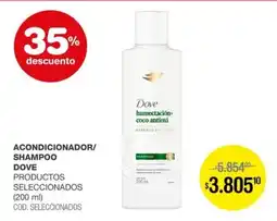 Atomo Conviene Dove acondicionador/shampoo oferta