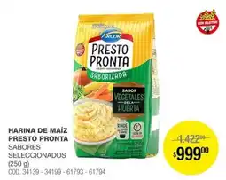 Atomo Conviene Arcor harina de maíz presto pronta sabores seleccionados oferta