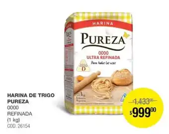 Pureza harina de trigo 0000 refinada