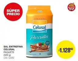 Atomo Conviene Celusal sal entrefina para la parrilla oferta