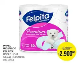 Atomo Conviene Felpita papel higiénico doble hoja oferta