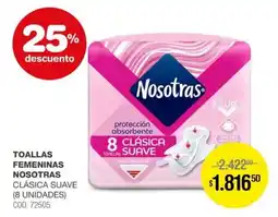 Atomo Conviene Nosotras toallas femeninas clásica suave oferta