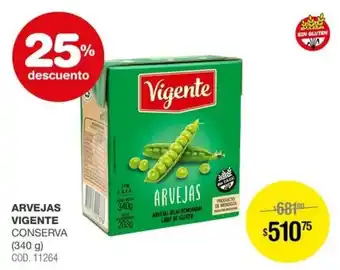 Atomo Conviene Vigente arvejas oferta