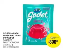 Atomo Conviene Arcor godet oferta