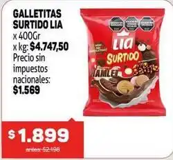 Makro Lia - galletitas surtido oferta