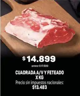 Makro Cuadrada a/v y feteado oferta