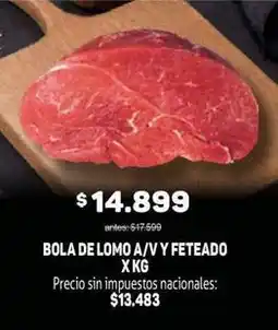 Makro Bola de lomo a/v y feteado oferta