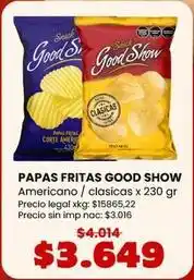 Makro Good show - papas fritas oferta