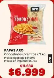 Makro Aro - papas congeladas oferta