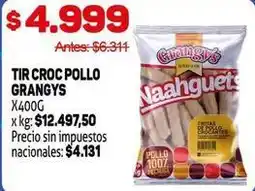Makro Grangys - tir croc pollo oferta