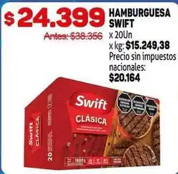 Makro Swift - hamburguesa oferta