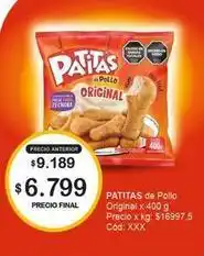 Makro Patitas - patitas de pollo original oferta