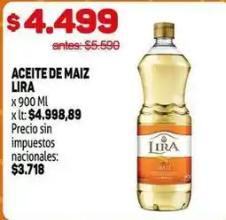 Makro Lira - aceite de maiz oferta