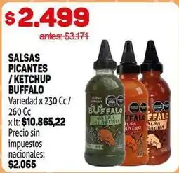 Makro Variedad - salsas picantes / ketchup oferta