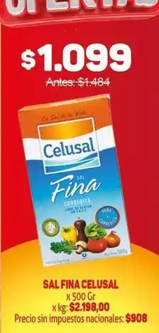 Makro Celusal - sal fina oferta