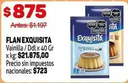 Makro Exquisita - flan exquisita oferta