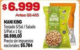 Makro King - tostado s/ sal / salado s/piel oferta