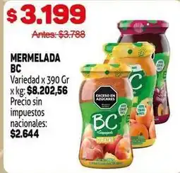 Makro Bc - mermelada oferta