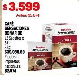 Makro Bonafide - café sensaciones oferta