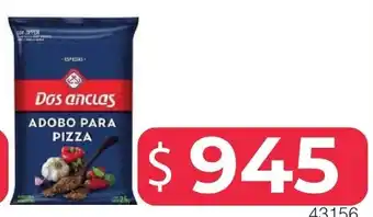 Dos anclas adobo para pizza