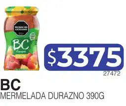 Masivos BC mermelada durazno oferta