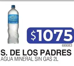 Masivos S. de los padres agua mineral sin gas 2l oferta