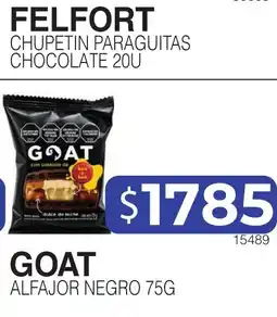 Masivos Goat alfajor negro oferta