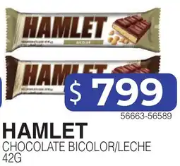 Masivos Hamlet chocolate bicolor/leche oferta