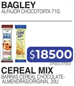 Masivos Bagley alfajor chocotorta oferta